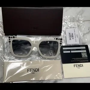 Fendi | Accessories | Fendi Square Summer White With Light  display picture 1